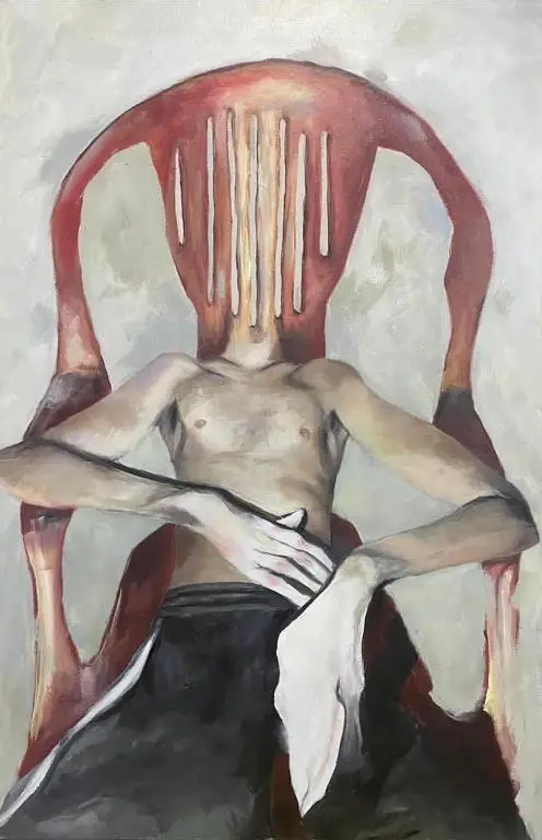 ¿Me ves? — óleo sobre tela